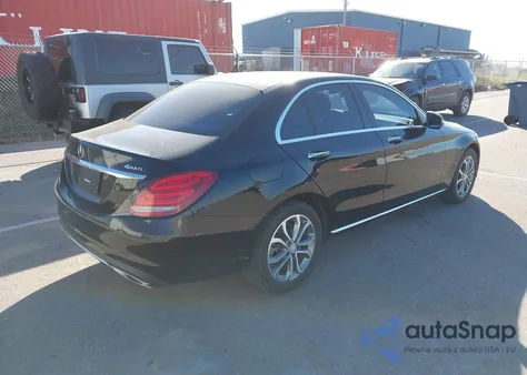 2015 Mercedes-Benz C 300 4Matic from USA, damaged, VIN 55SWF4KB3FU016331